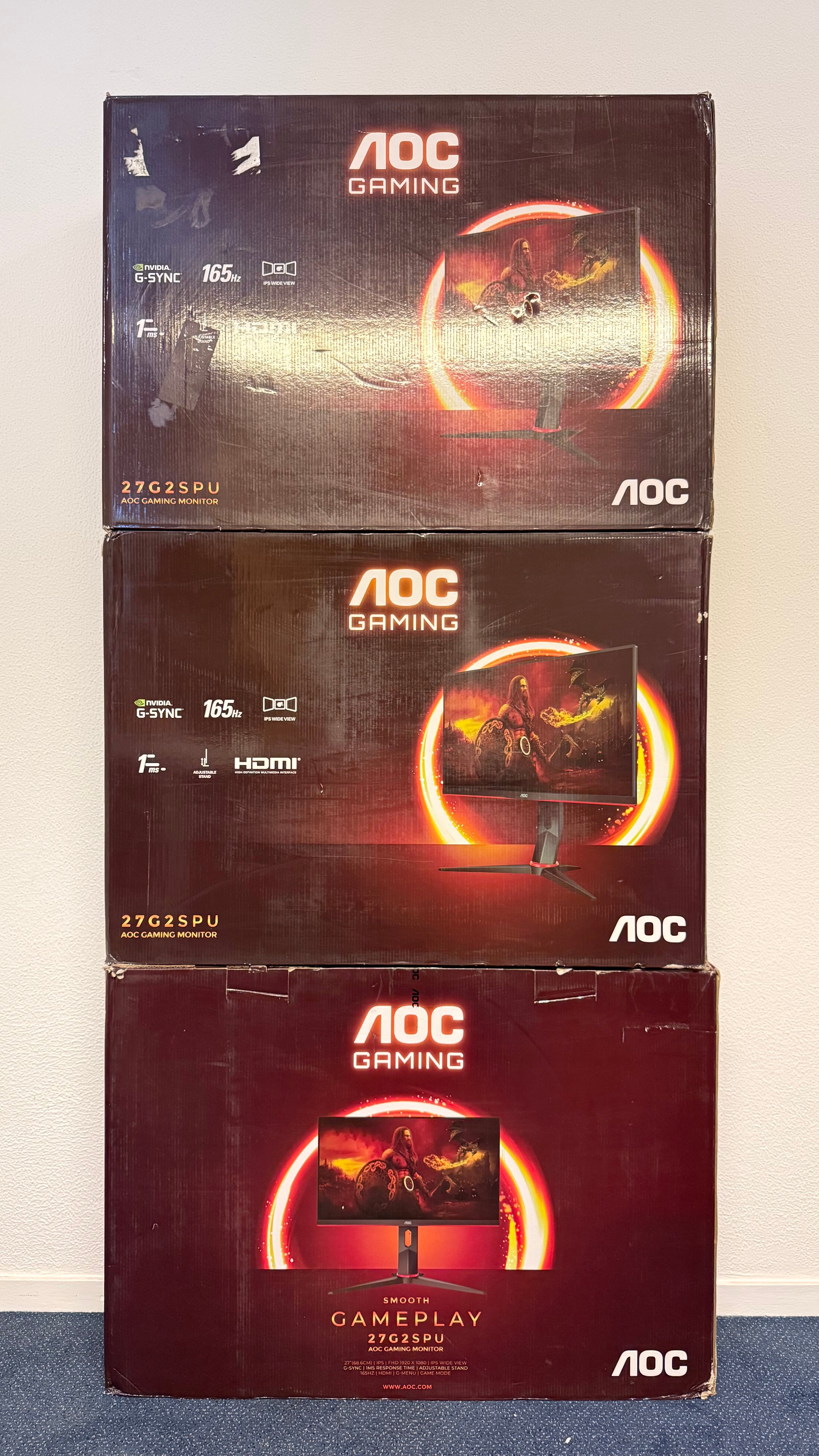 AOC 24G2SPU 165Hz 1ms Game Monitor 24" IPS